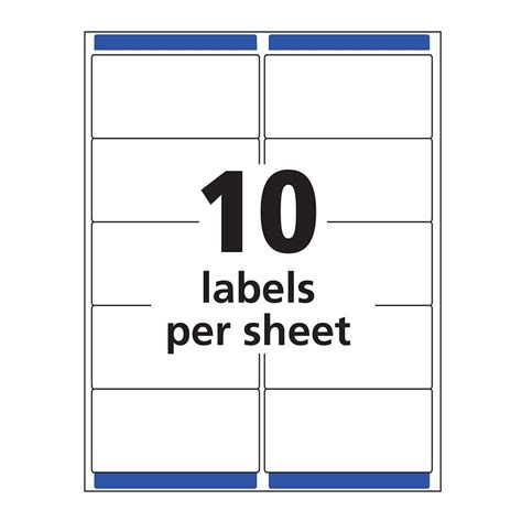 Avery Labels 18163 Template